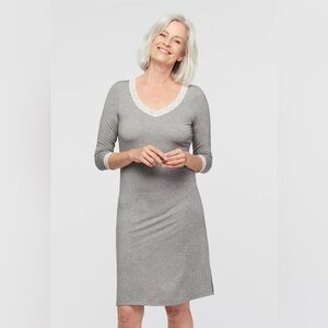 LUSOMÉ Sleep Lucienne Nightie - Light Shadow - Extra Small